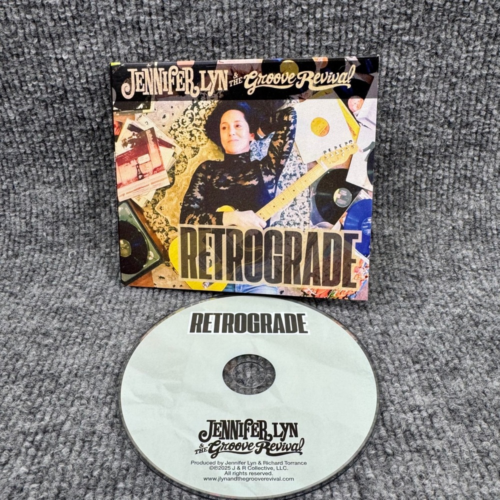 Jennifer Lyn & The Groove Revival Retrograde CD Blues Rock Blind Raccoon Promo
